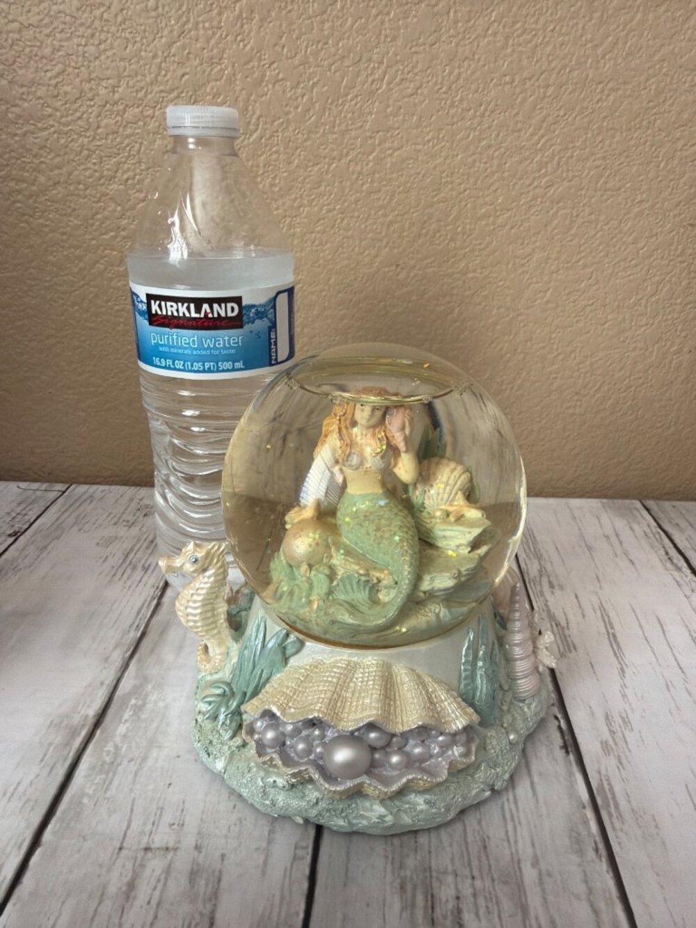 1992 San Francisco Music Crystal Visions M Sarnat Mermaid Musical Water Globe - Picture 12 of 13